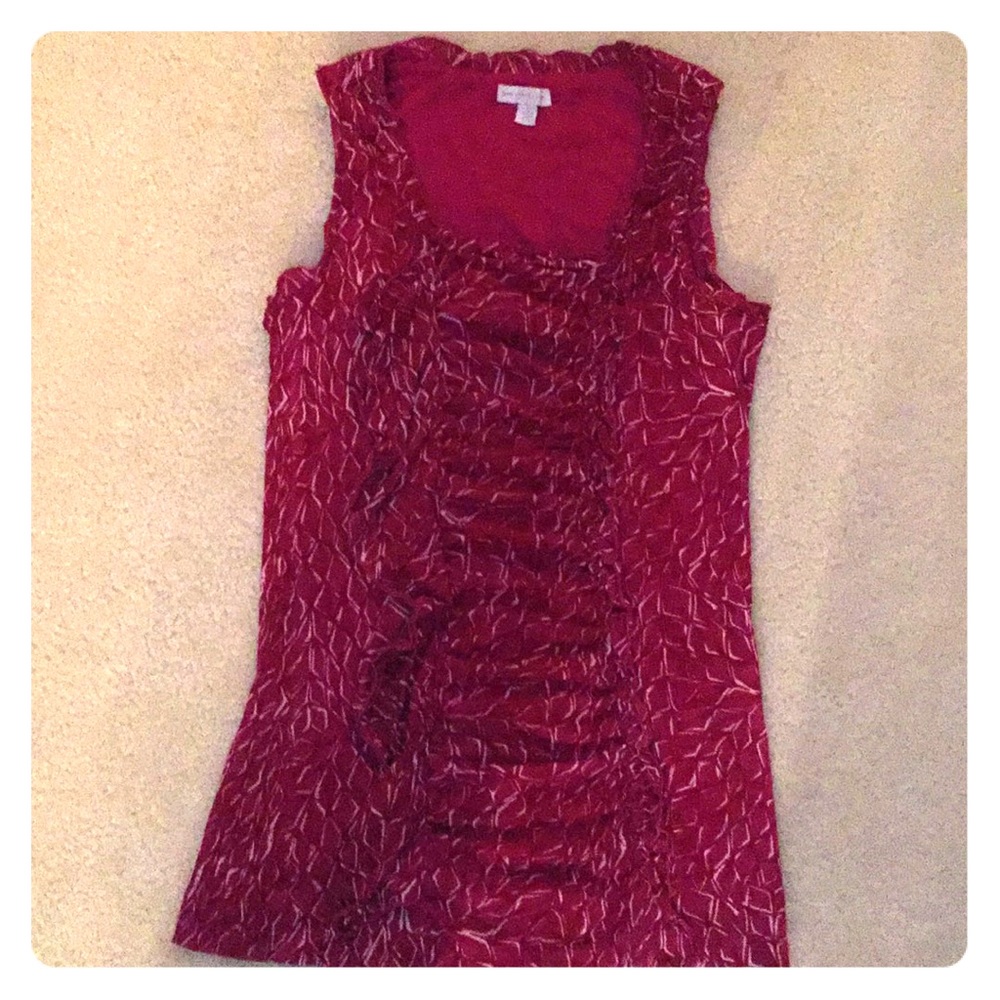 Red stretchy top